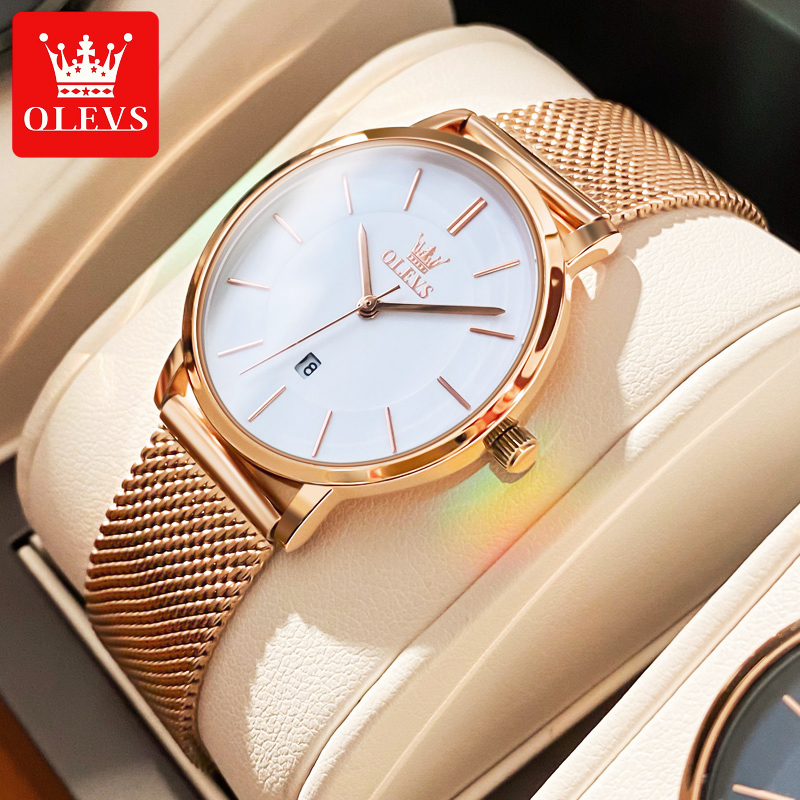 Luxury Watch Storage - OLEVS-relojes de cuarzo para mujer, reloj