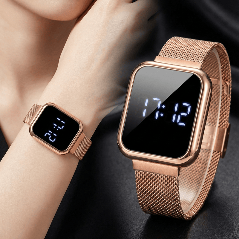 Luxury Watch Price - Relojes digitales rectangulares de moda para