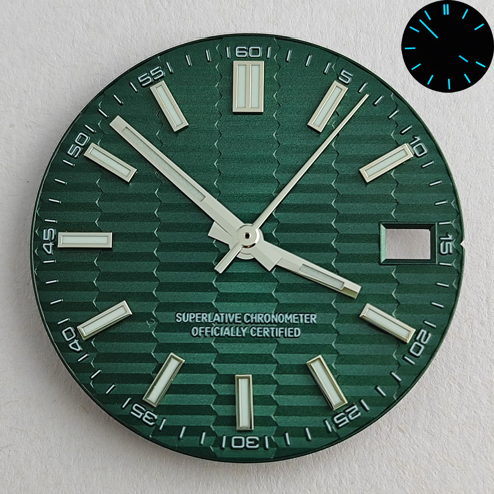 Esfera NH35 de 28,5mm, manecil - Luxury Watch With Green Dial reseña y precio