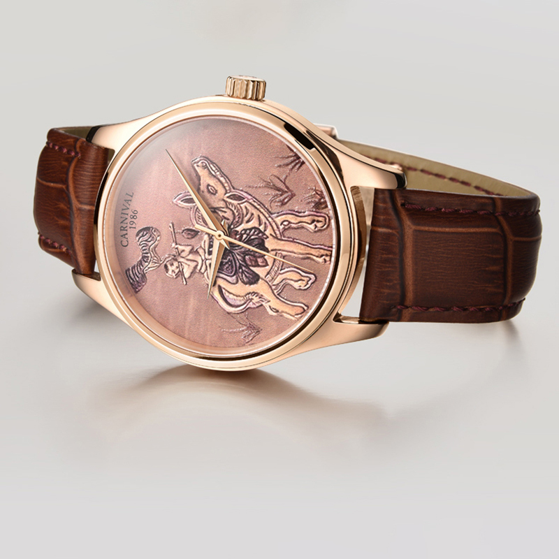 Marca CARNIVAL, relojes mecáni - Zodiac Luxury Watch reseña y precio