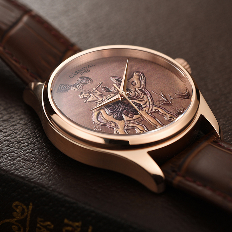 Marca CARNIVAL, relojes mecáni - Zodiac Luxury Watch reseña y precio