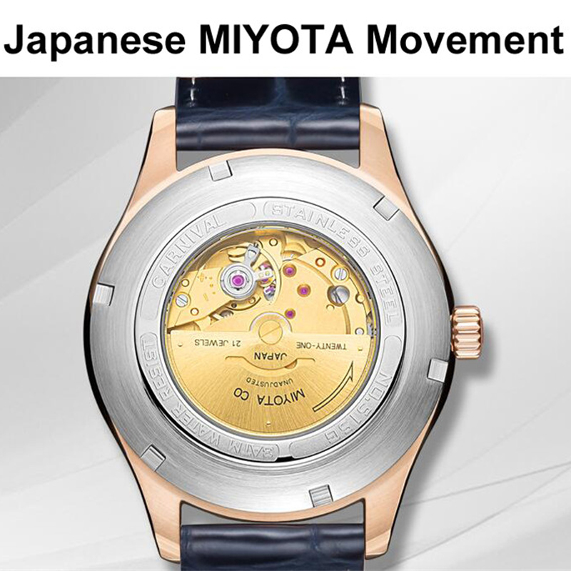 Reloj mecánico Carnival Brand  - Zodiac Luxury Watch reseña y precio