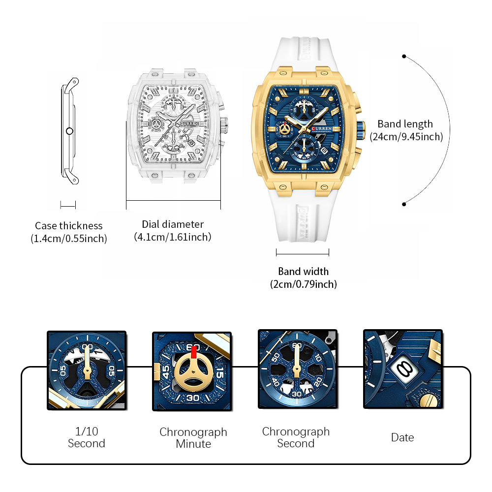 Reloj CURREN de Lujo Vintage p - Luxury Watch Price reseña y precio
