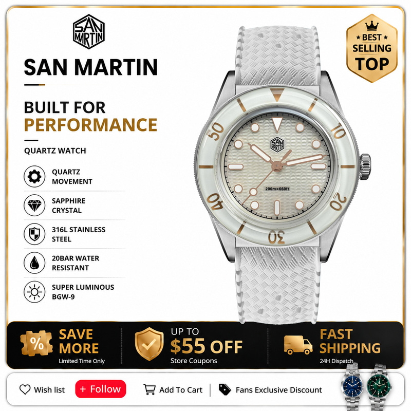 Reloj de Cuarzo para Mujer San - Guilloché Dial Watch reseña y precio