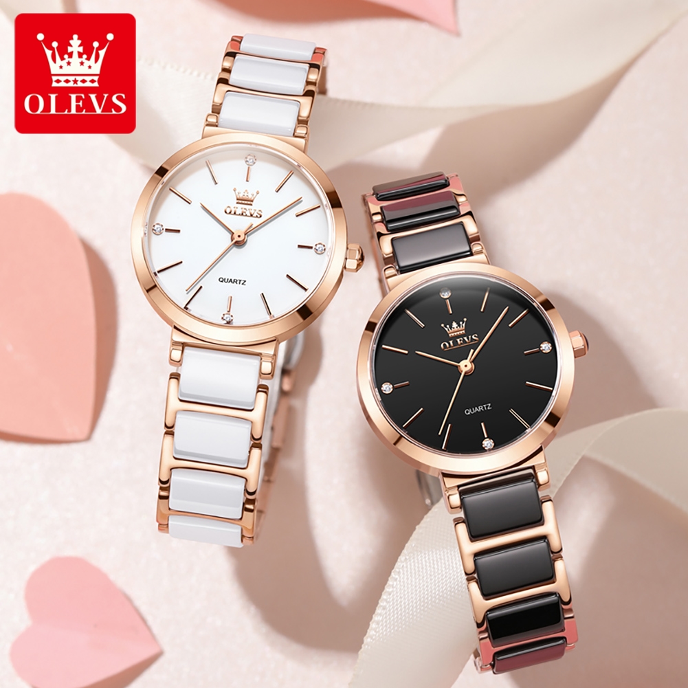 OLEVS Reloj de mujer 5877 Relo - Luxury Watch Storage reseña y precio