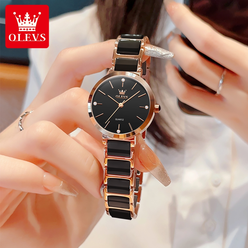 OLEVS Reloj de mujer 5877 Relo - Luxury Watch Storage reseña y precio