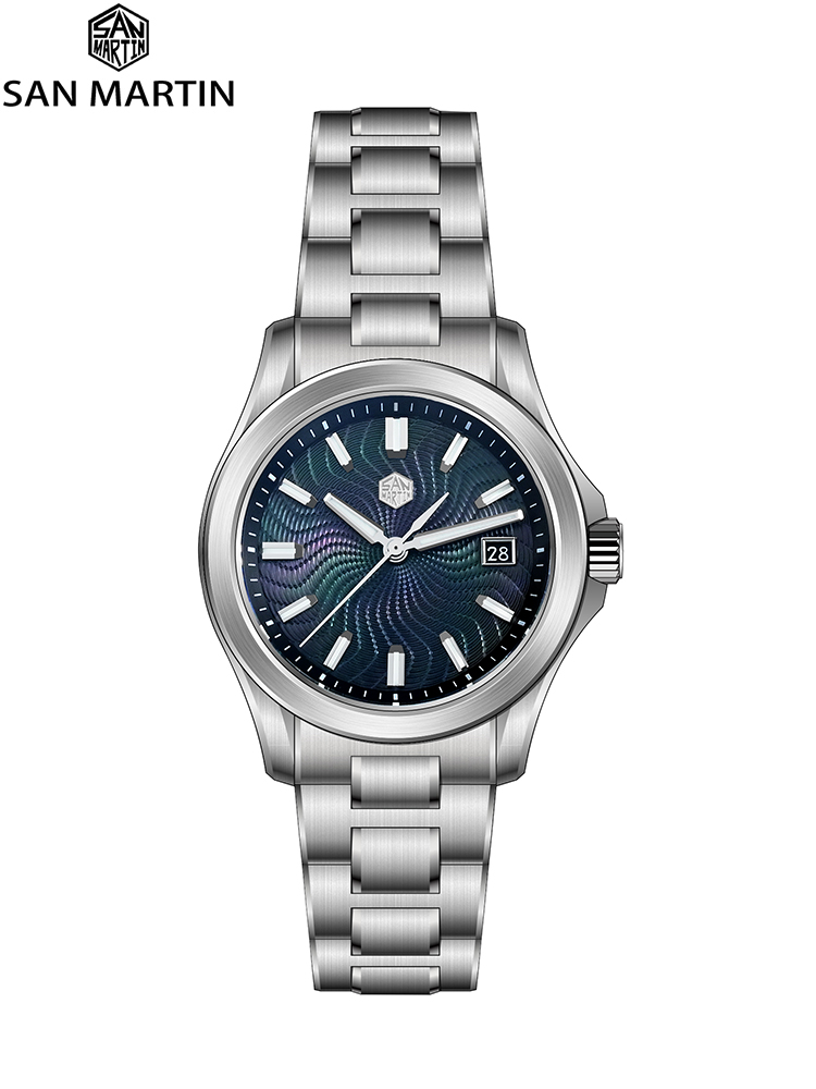 San Martin 39mm diseño Origina - Guilloché Dial Watch reseña y precio