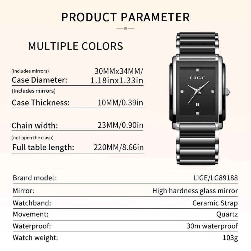 LIGE, nuevos relojes de lujo p - Luxury Watch Storage reseña y precio
