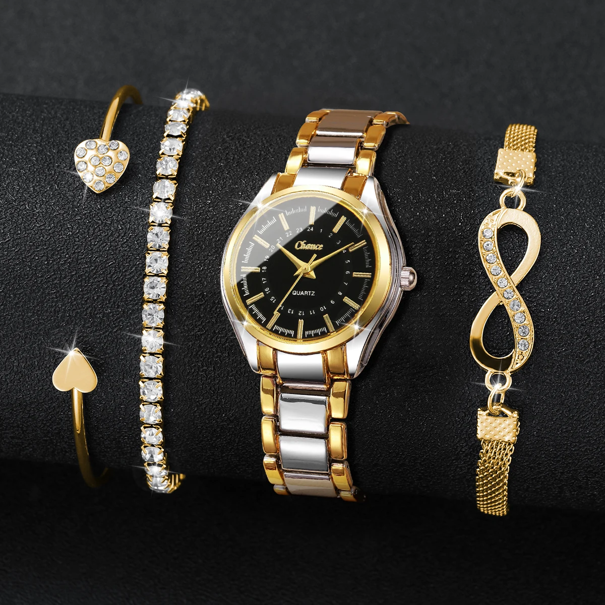 Conjunto de 4 relojes elegante - Luxury Watch Storage reseña y precio