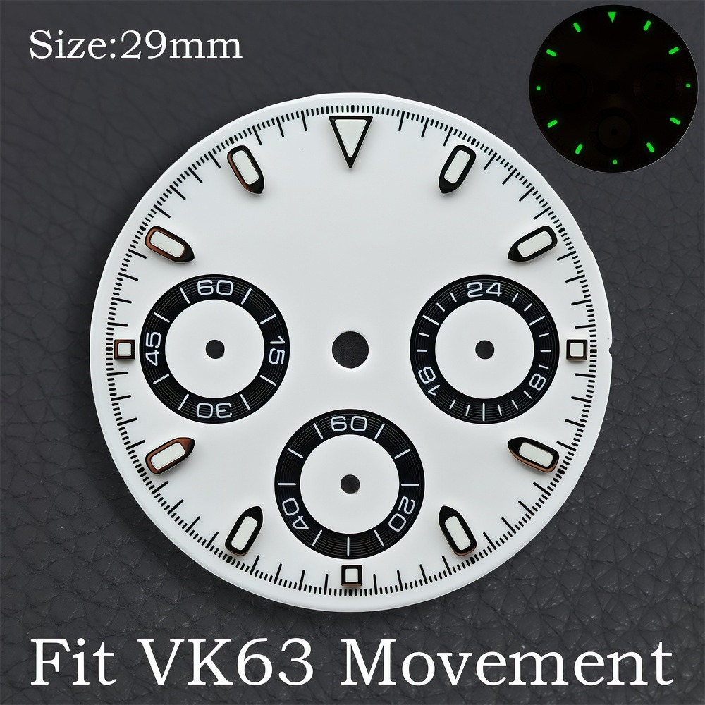 Manecillas de reloj VK63 de 29 - Luxury Watch With Green Dial reseña y precio