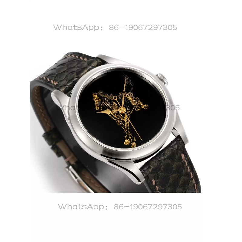 Reloj mecánico de oro con dise - Zodiac Luxury Watch reseña y precio