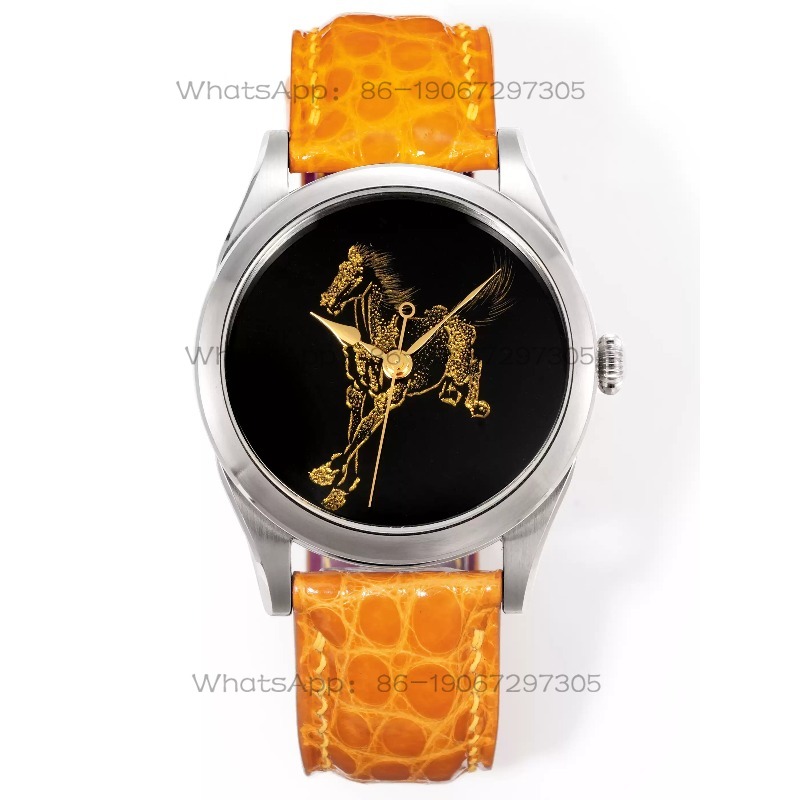 Reloj mecánico de oro con dise - Zodiac Luxury Watch reseña y precio