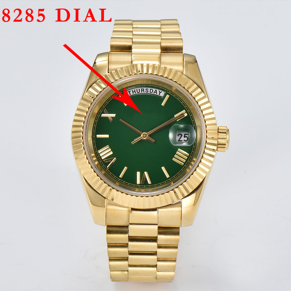 Reloj 8285, Esfera 8285, Manec - Luxury Watch With Green Dial reseña y precio
