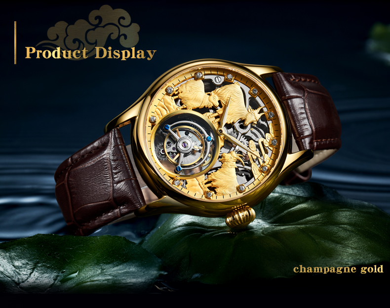 Reloj Mecánico Tourbillon Huec - Zodiac Luxury Watch reseña y precio