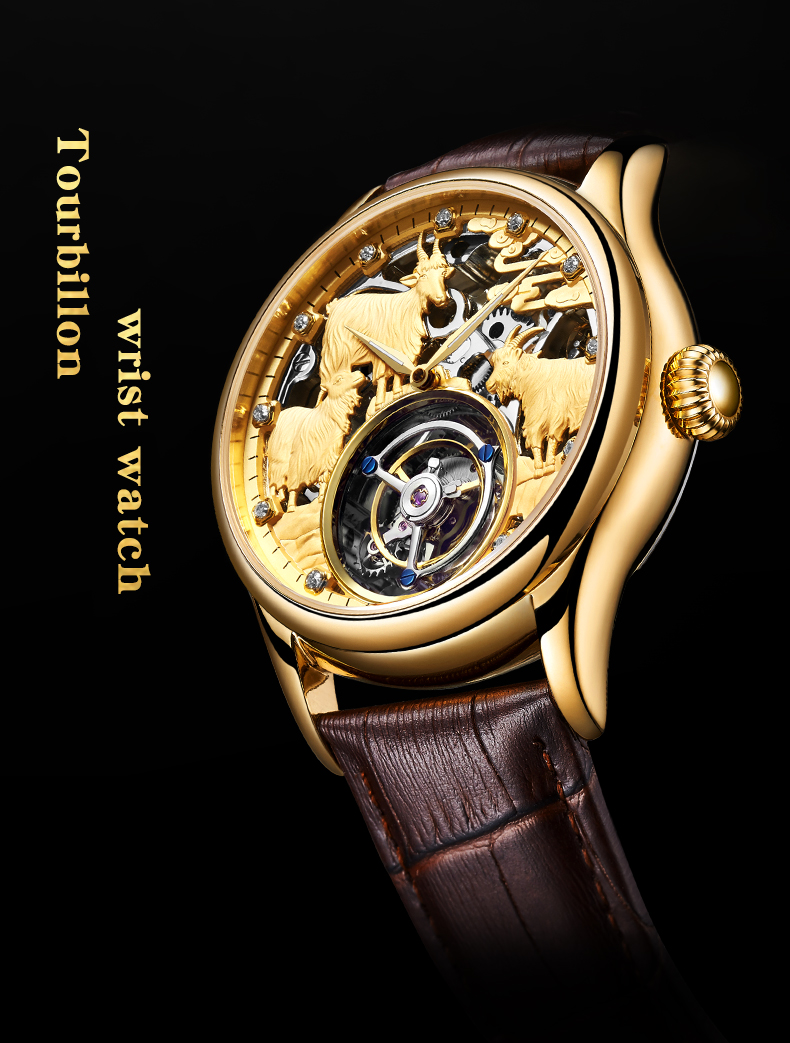 Reloj Mecánico Tourbillon Huec - Zodiac Luxury Watch reseña y precio
