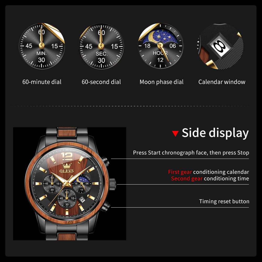 Reloj de Pulsera OLEVS 3645 pa - Luxury Watch Price reseña y precio