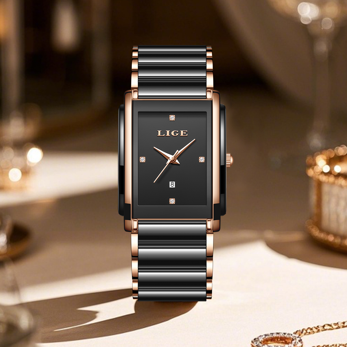 Relojes LIGE elegantes a la mo - Luxury Watch Storage reseña y precio