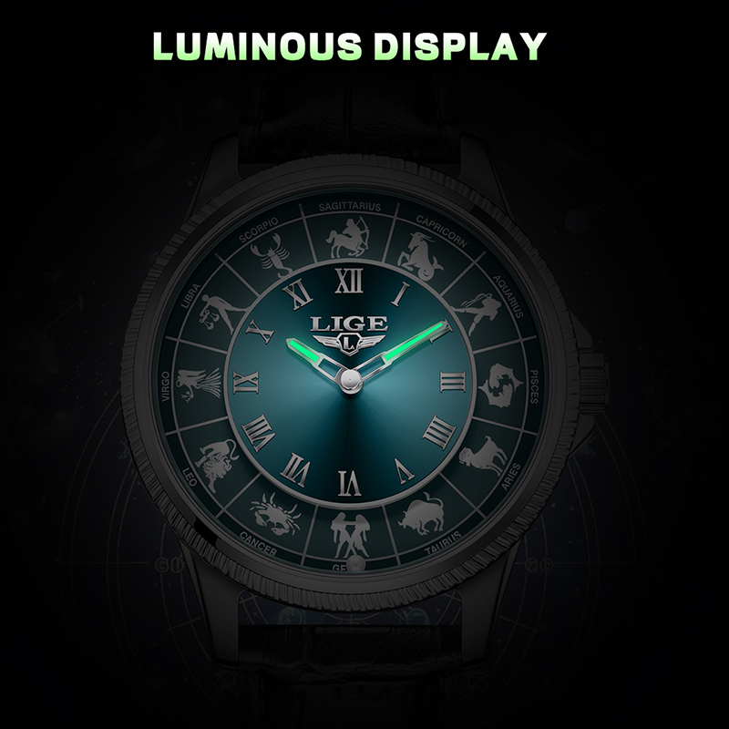 Reloj LIGE Zodiac para Hombre, - Zodiac Luxury Watch reseña y precio