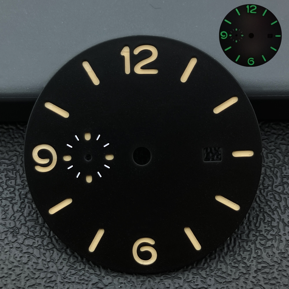 Esfera de 36,5mm, esfera de ca - Luxury Watch With Green Dial reseña y precio