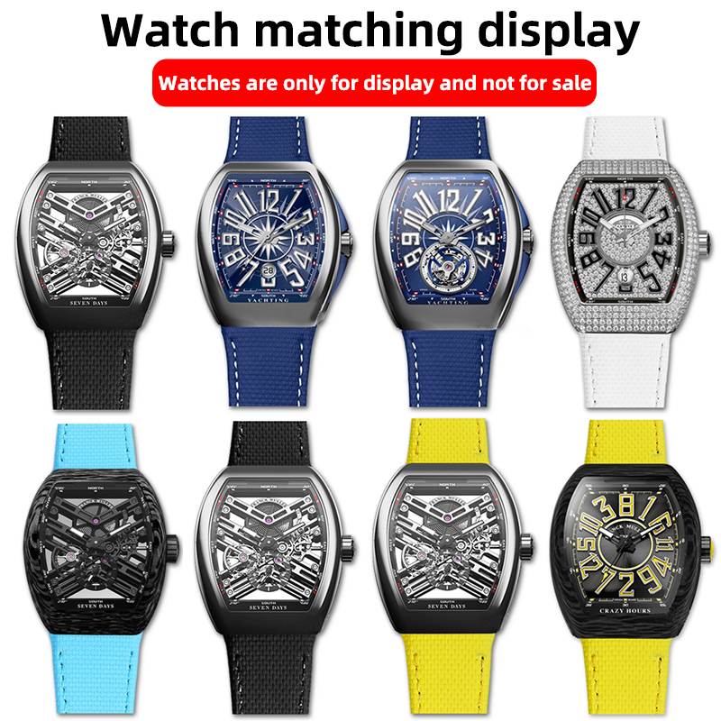 Correa de reloj de goma FKM pe - Luxury Watch Franck Muller reseña y precio