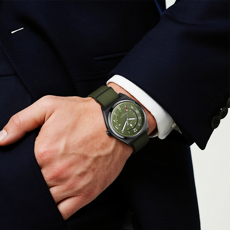 Reloj deportivo de cuarzo SAPP - Luxury Watch With Green Dial reseña y precio